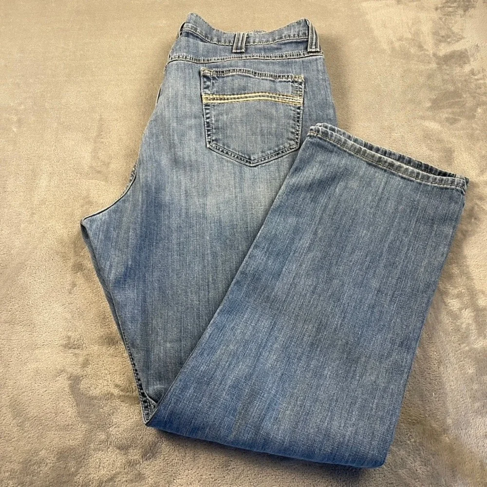 Cinch Carter 2.5 Men's 42x34 Relaxed Straight Leg Jeans Blue Medium Wash